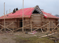 Стоимость строительства деревянного дома из бревна ручной рубки
