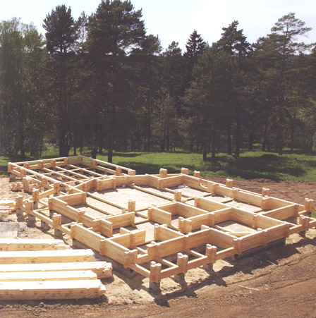 Строительство деревянных домов из клееного бруса под ключ. построить дом и клееного бруса.