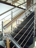 Ограждения из нержавейки, ограждения из нержавеющей стали для лестниц - профметкон